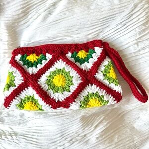 Handmade Crochet Cosmetic Bag